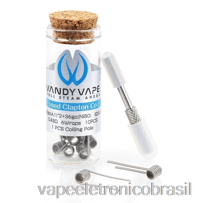 Vape Eletrônico Vandy Vape Desempenho Bobinas Pré-construídas 0.43ohm Bobina Clapton Fundida